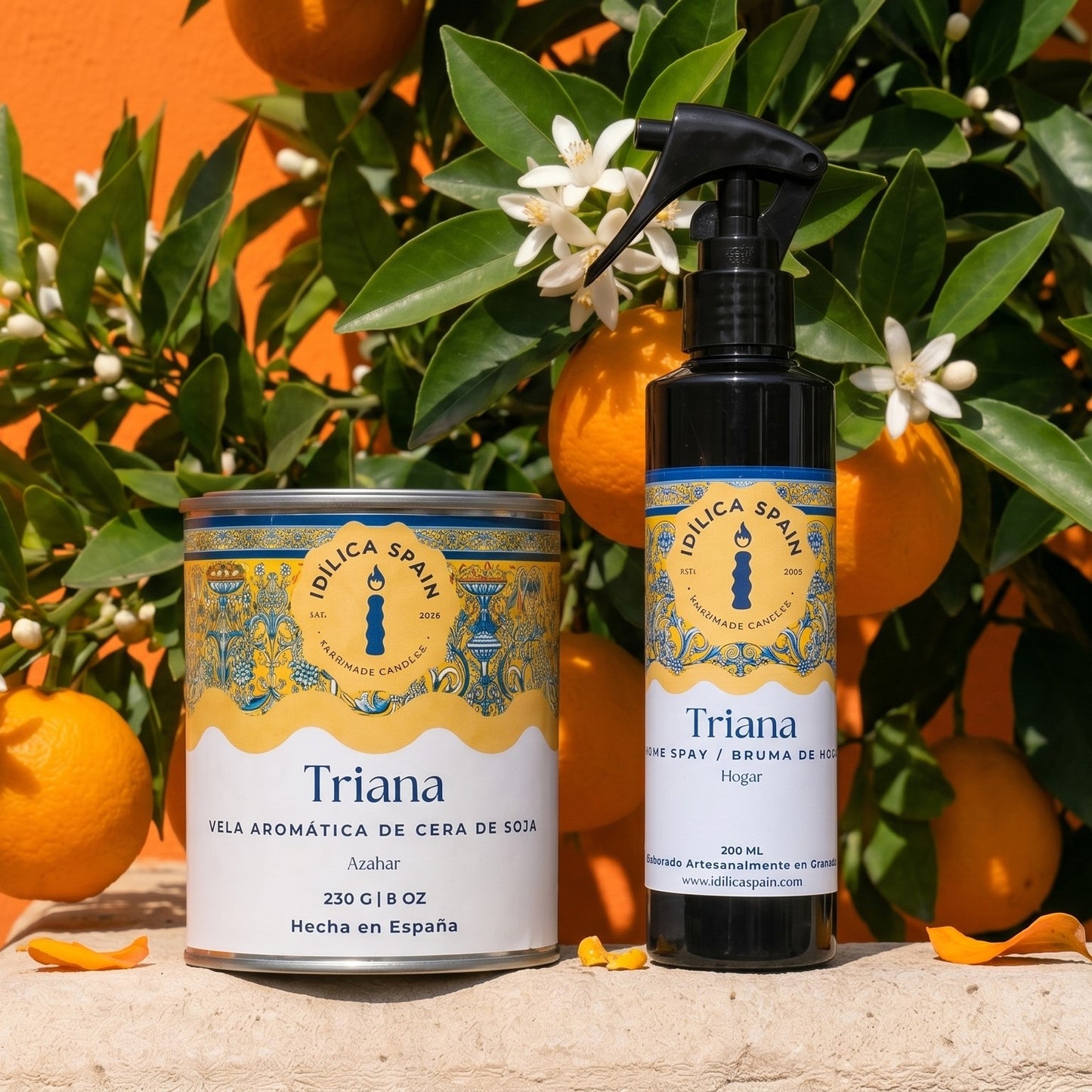 Vela de Soja Triana | Azahar puro andaluz