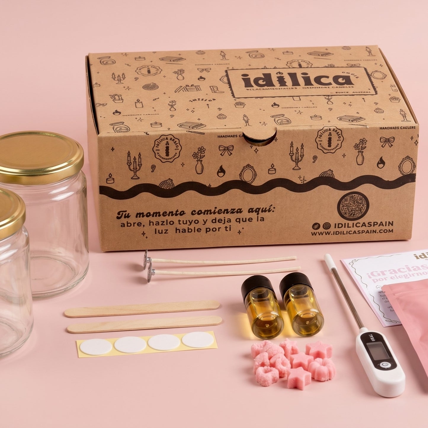 Kit Fabricación de Velas en Casa - DIY Candle making