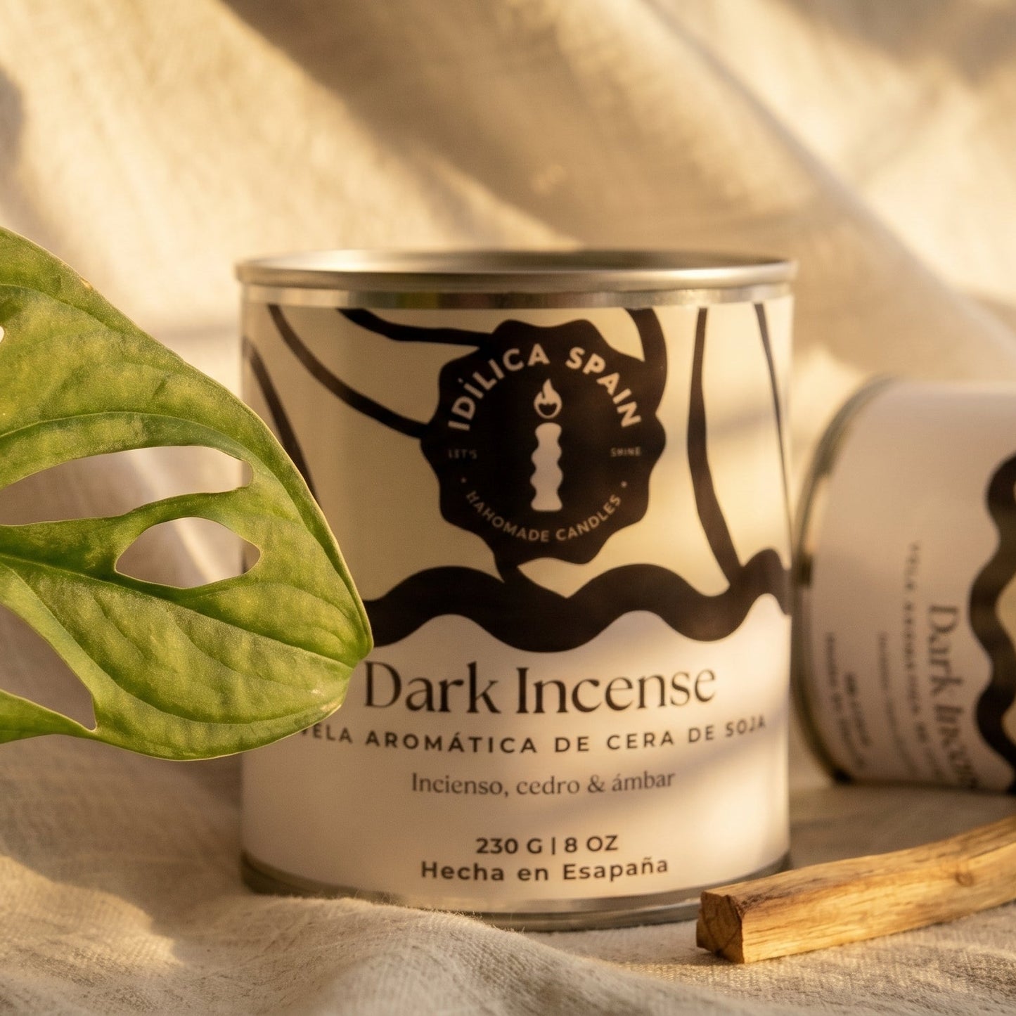 Vela de Soja Dark Incense - Incienso Místico y Cedro