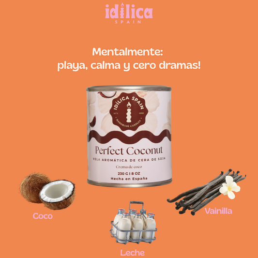 Vela de Soja Perfect Coconut - Coco y Vainilla