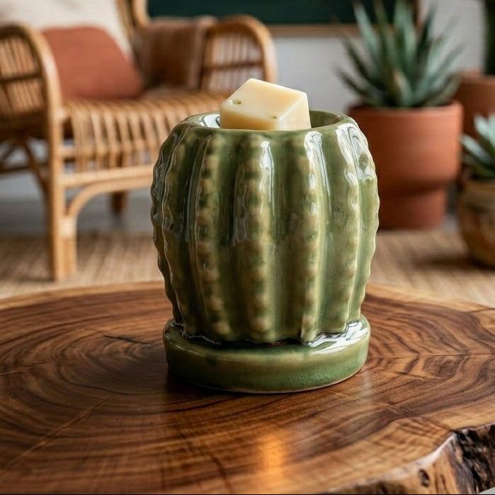 Quemador de Wax Melts de Cerámica | Mini Cactus 🌵