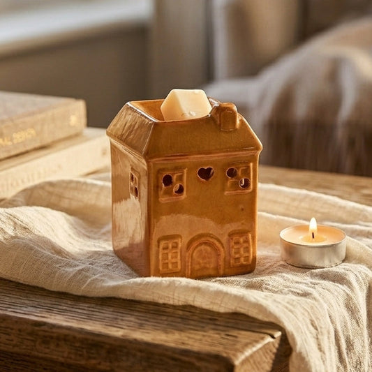Quemador de Wax Melts de Cerámica | Casita Pequeña