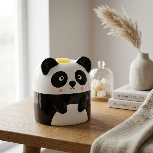 Quemador de Wax Melts de Cerámica | Oso Panda