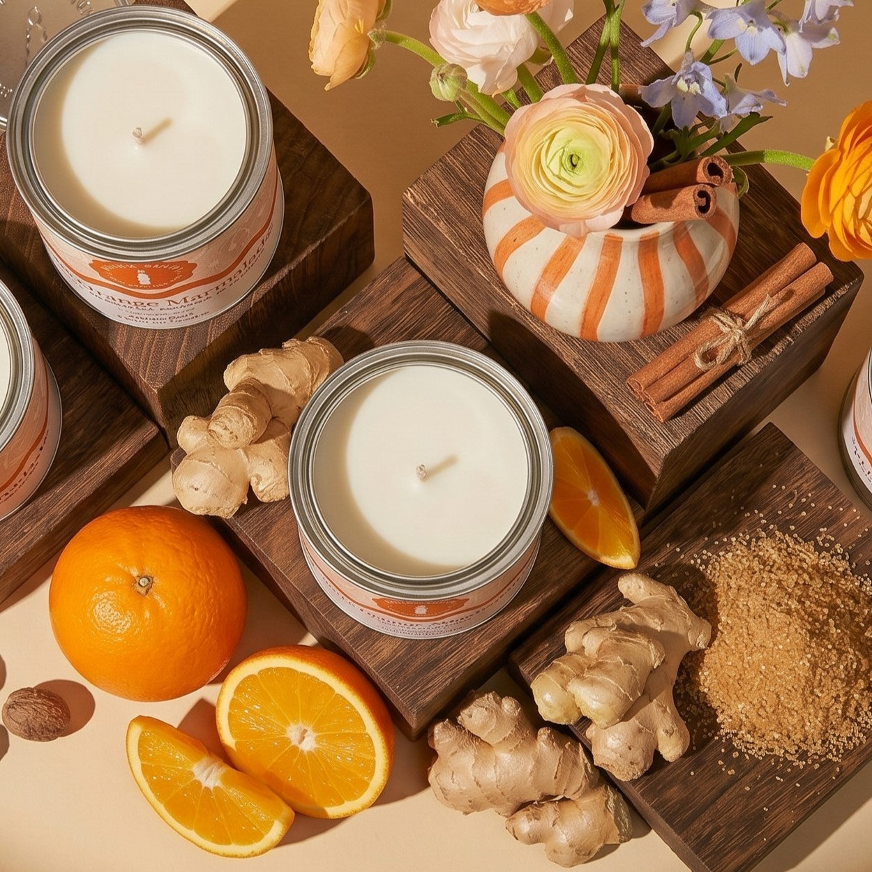 Vela de Soja Spiced Orange Marmalade - Canela y Naranja