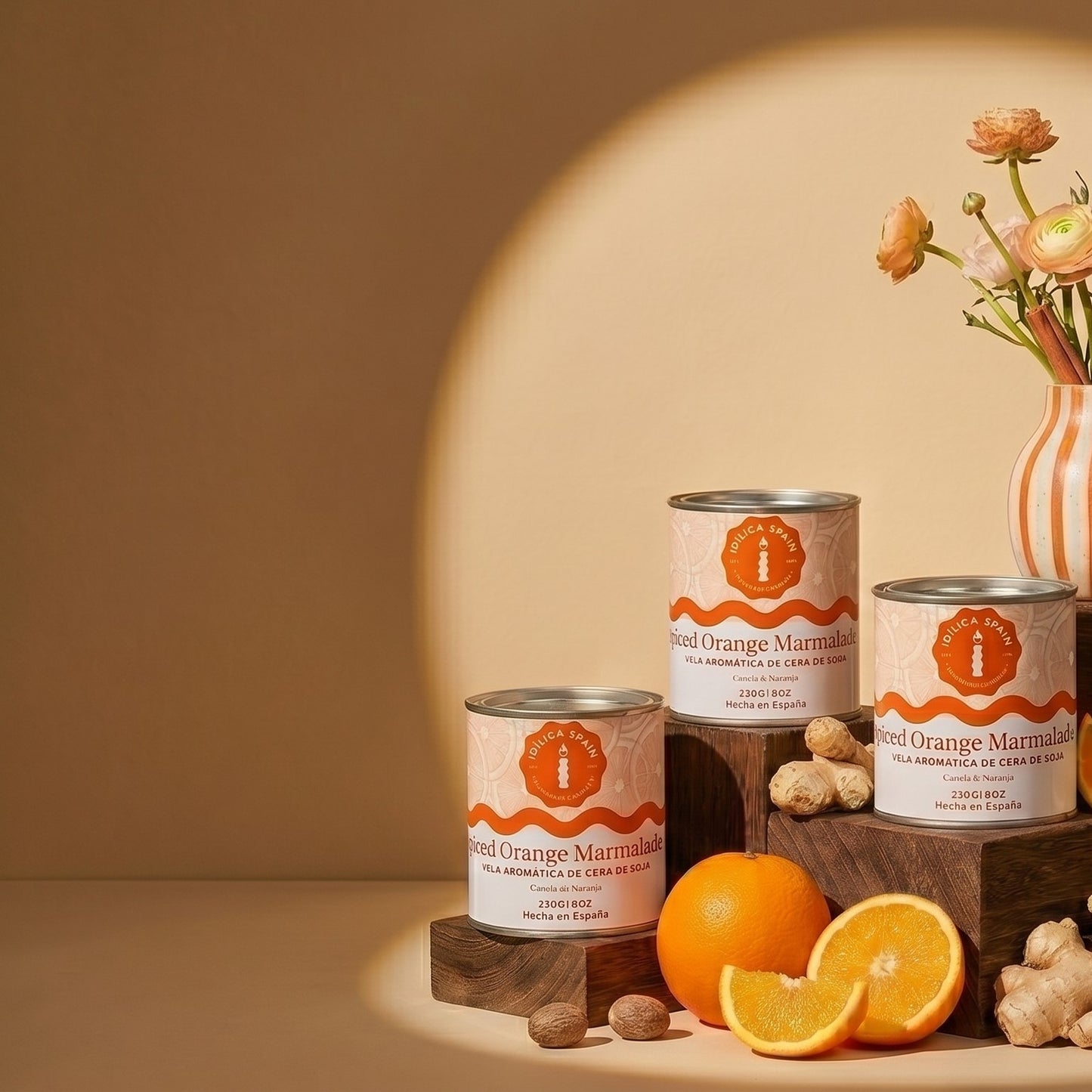 Vela de Soja Spiced Orange Marmalade - Canela y Naranja