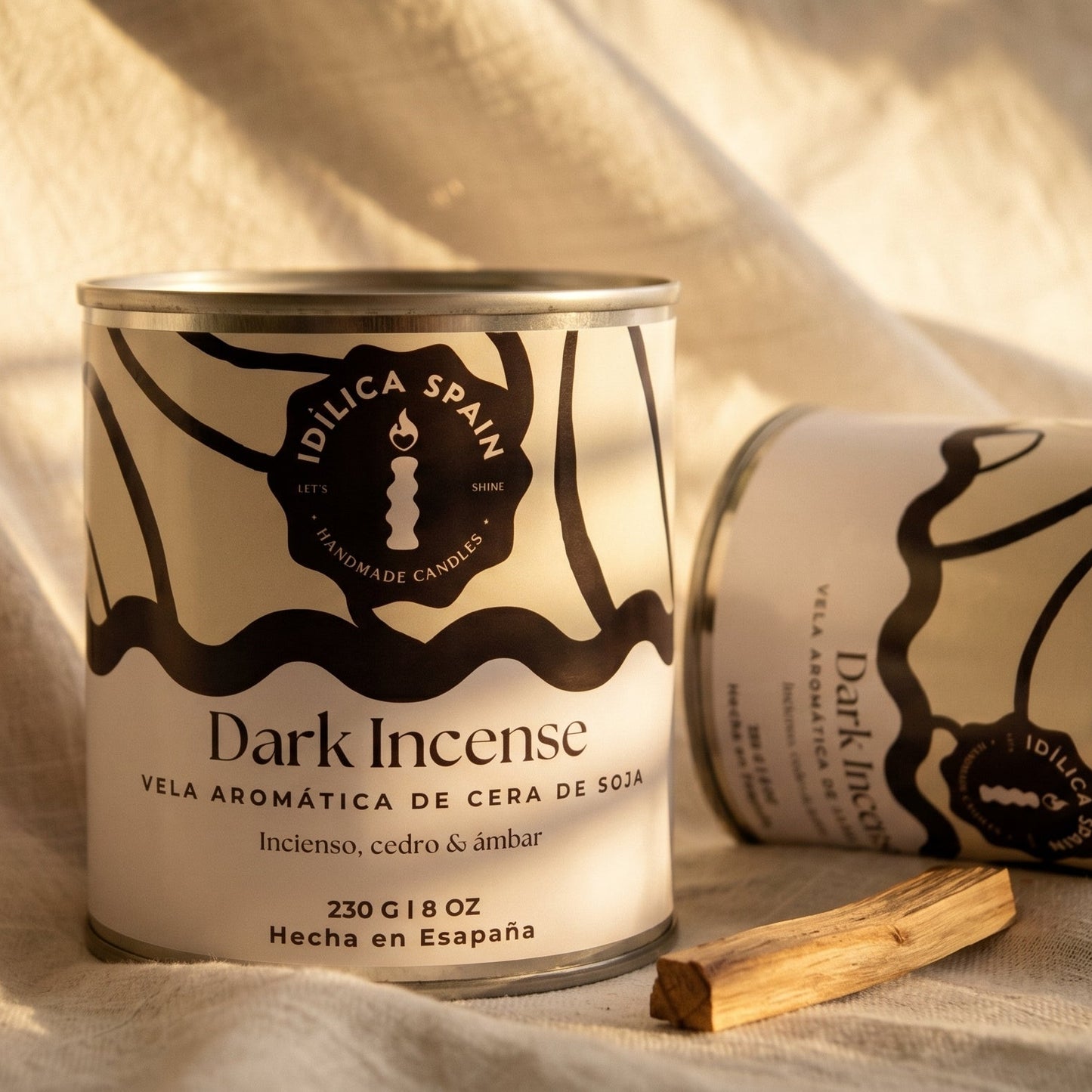 Vela de Soja Dark Incense - Incienso Místico y Cedro