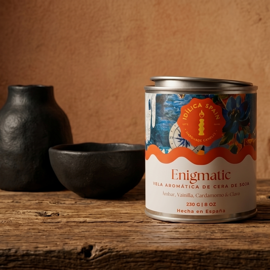 Vela de Soja Enigmatic - Ámbar, Vainilla y Cardamomo