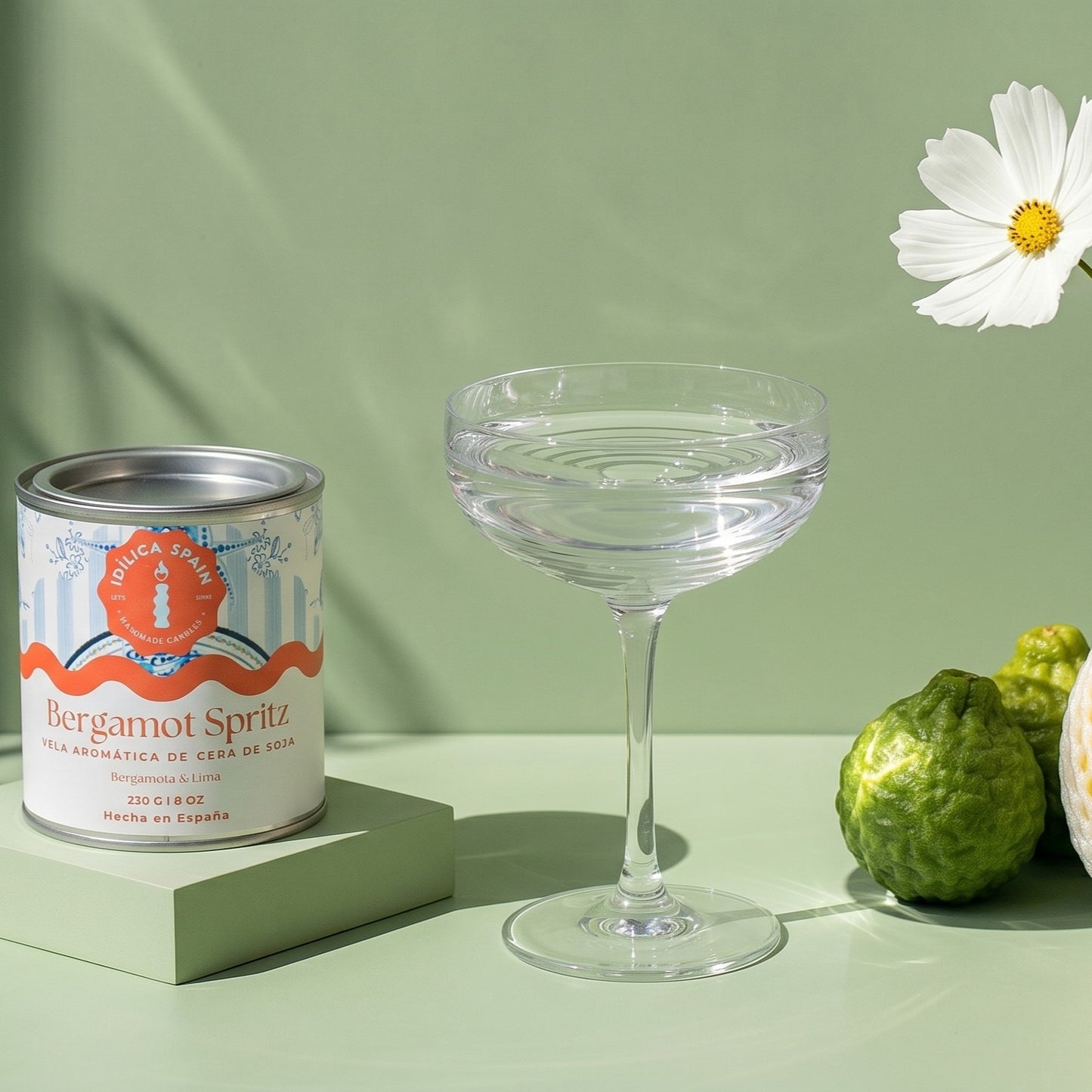 Vela de Soja Bergamot Spritz - Lima y Bergamota