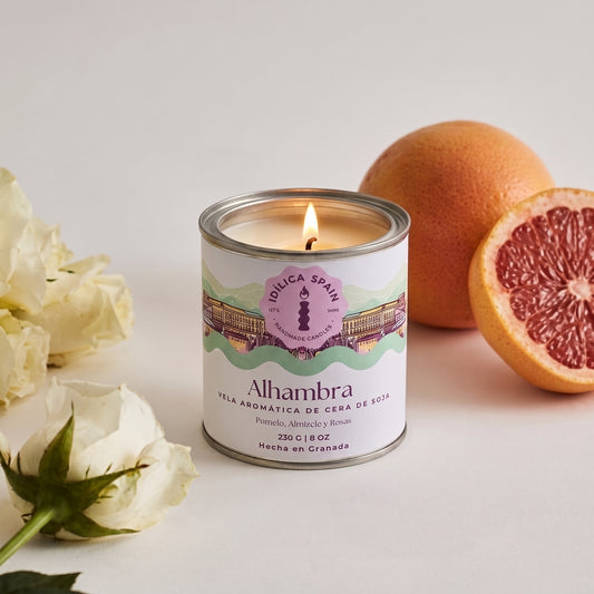 Vela de Soja Alhambra - Pomelo, Rosas y Almizcle