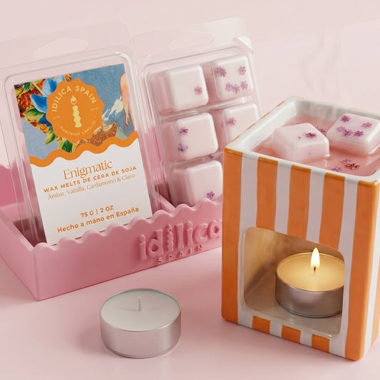 Waxmelts Soja Enigmatic - Ámbar, Vainilla y Cardamomo