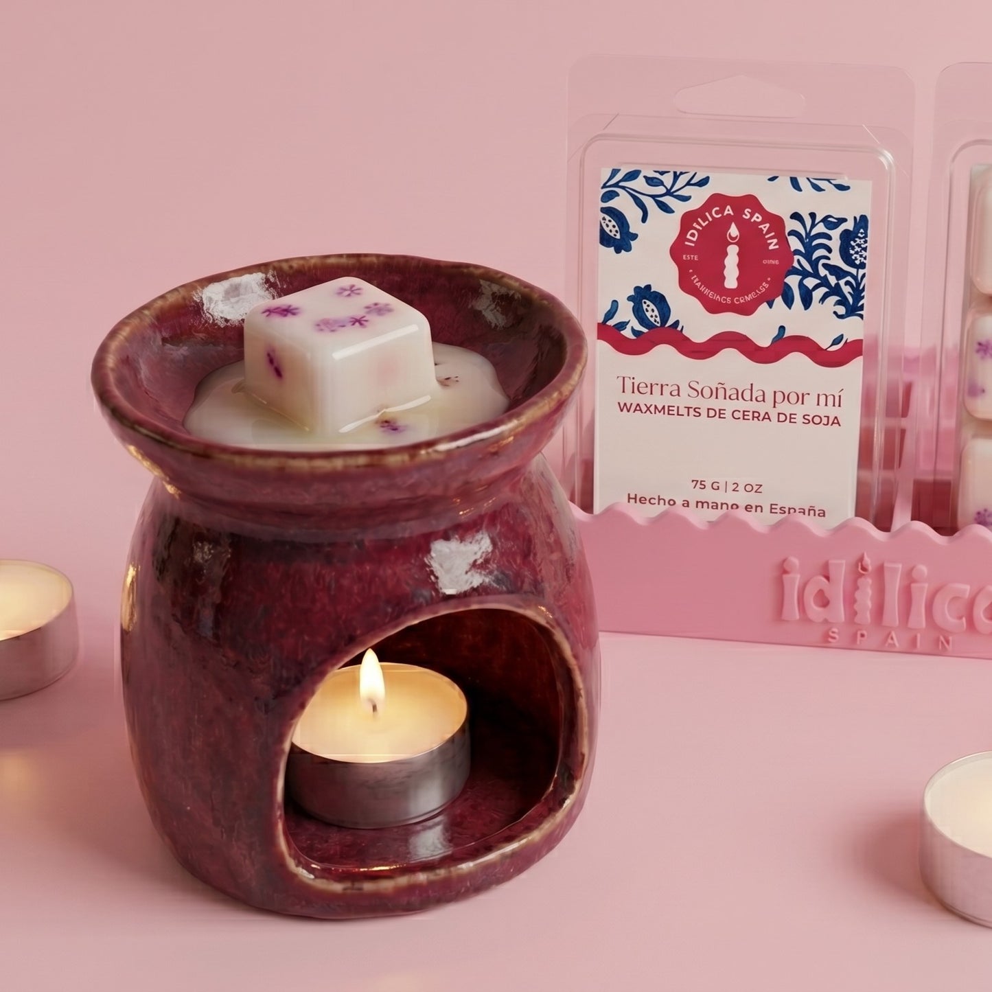 Waxmelts de Soja Tierra Soñada por Mí - Granada y Cuero