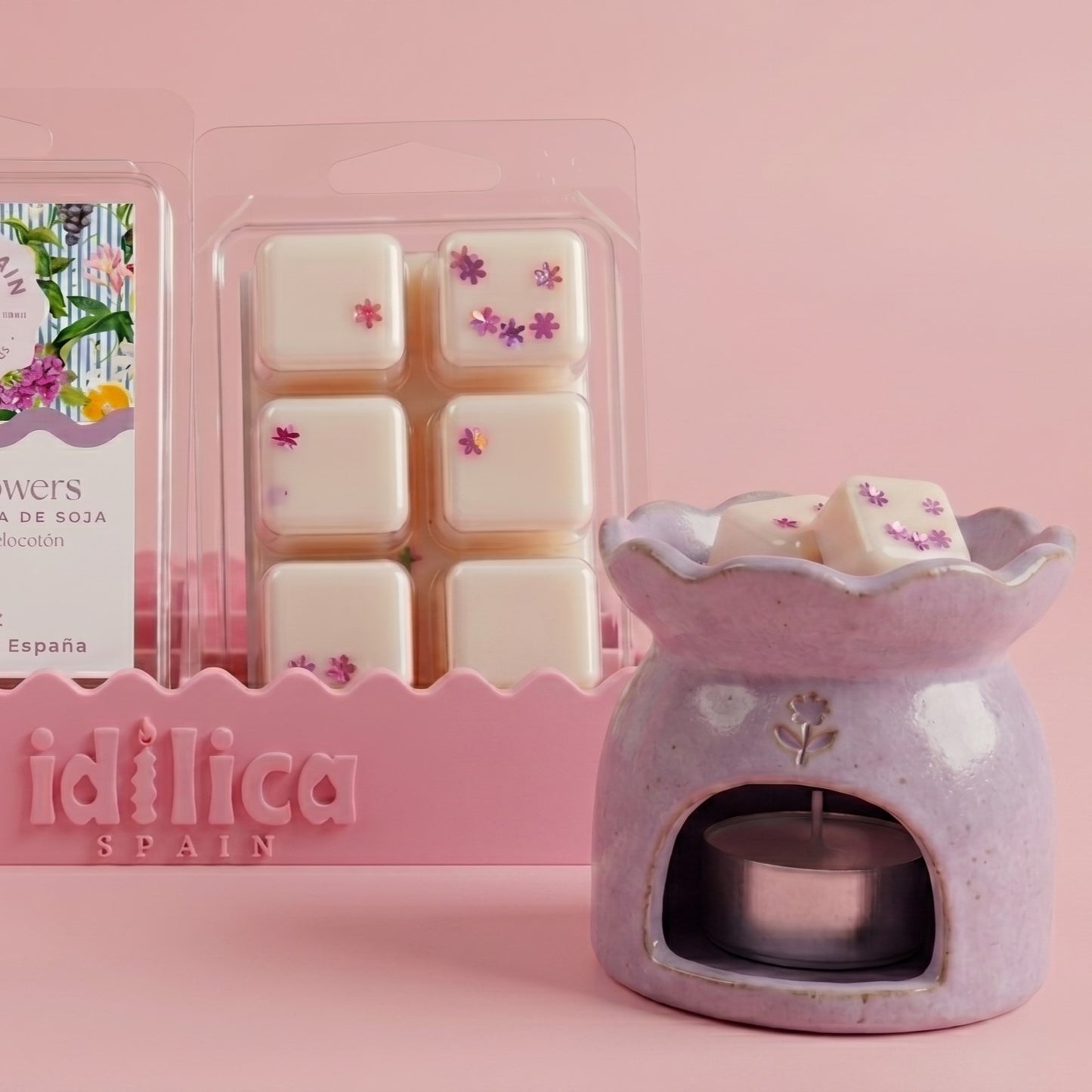 Waxmelts de Soja Fruits & Flowers - Melocotón, Ciruela & Freesia