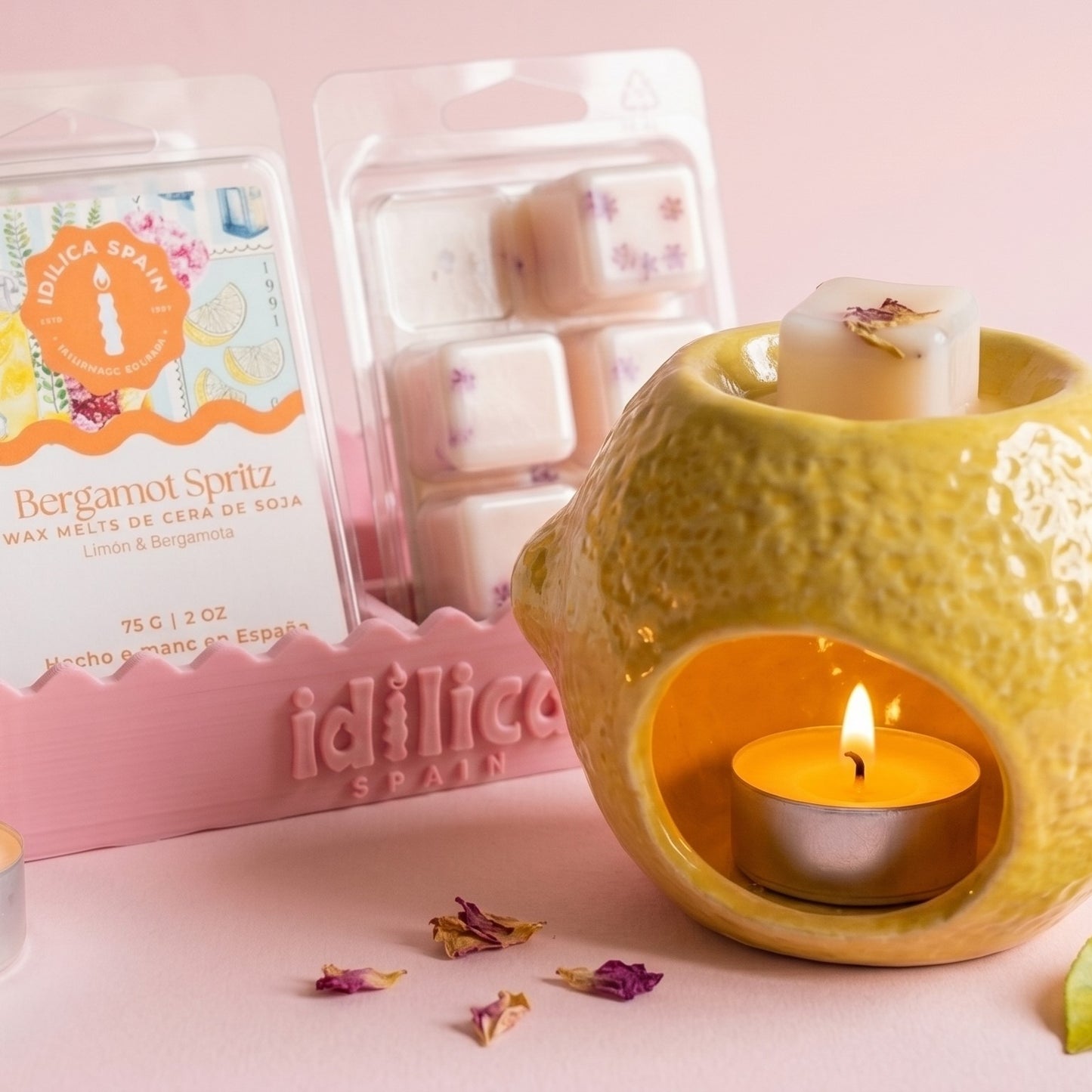 Waxmelts de Soja Bergamot Spritz - Lima y Bergamota