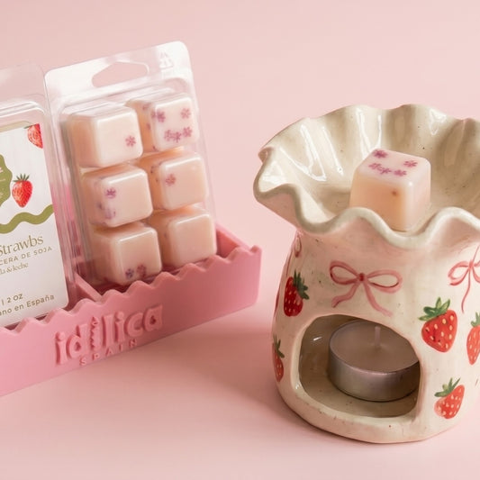 Waxmelts de Soja Sweet as Straws - Fresas con nata montada