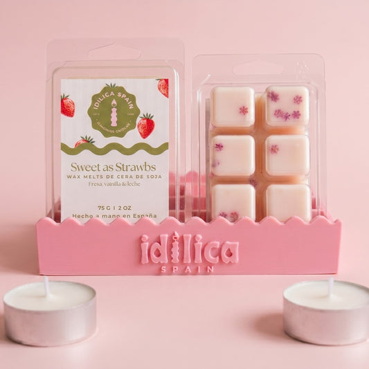 Waxmelts de Soja Sweet as Straws - Fresas con nata montada