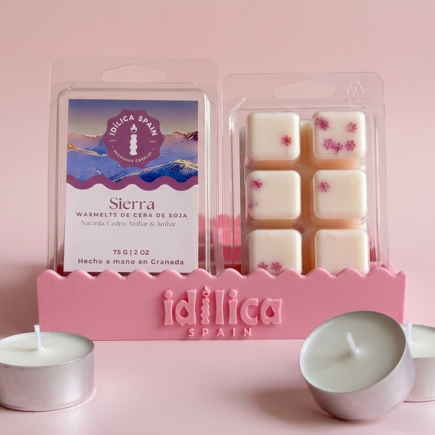 Waxmelts de Soja Sierra - Naranja, Cedro y Ámbar