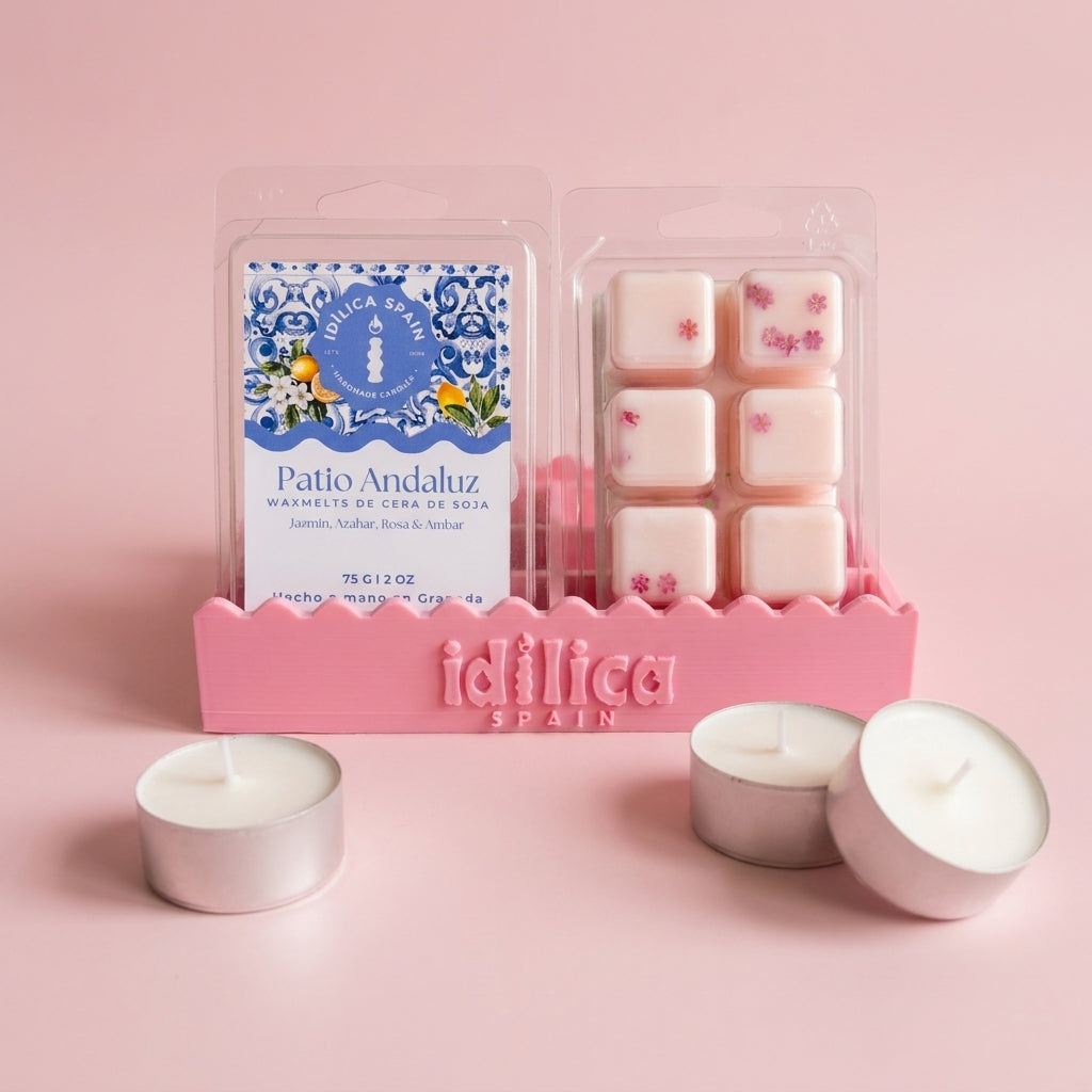 Waxmelts de Soja Patio Andalúz - Azahar, jazmín & rosas